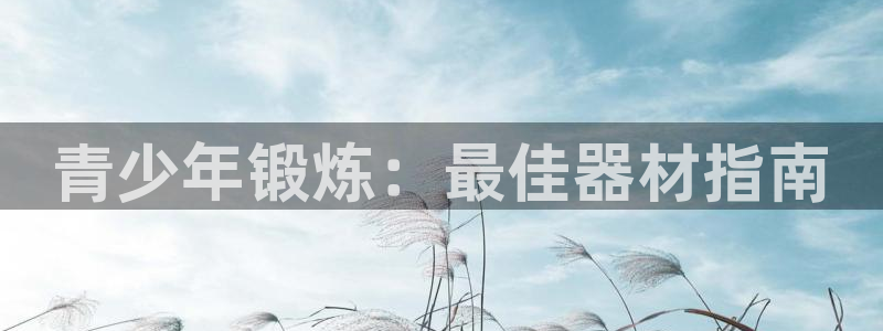 意昂体育3平台是正规平台吗安全吗：青少年锻炼：最佳器