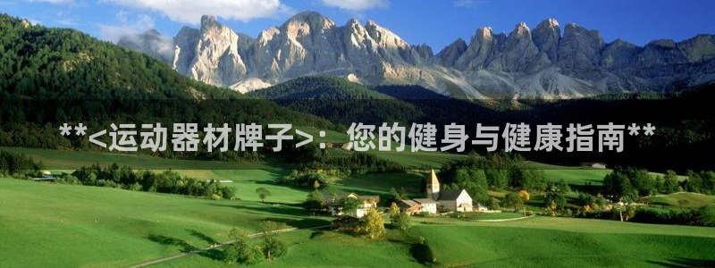 意昂3集团logo：**<运动器材牌子>：您的健身与