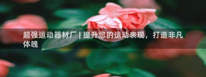 意昂体育3招商：超强运动器材厂 | 提升您的运动表现