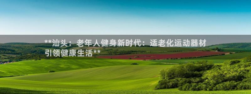 意昂体育3招商：**汕头：老年人健身新时代：适老化运