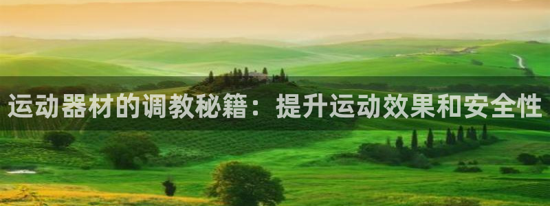 意昂平台体育：运动器材的调教秘籍：提升运动效果和安全性
